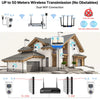 Hiseeu 16CH NVR Dual Lens Wireless CCTV Surveillance Kit Human Detection Night Vision P2P 3K 6MP IP Cameras Security System