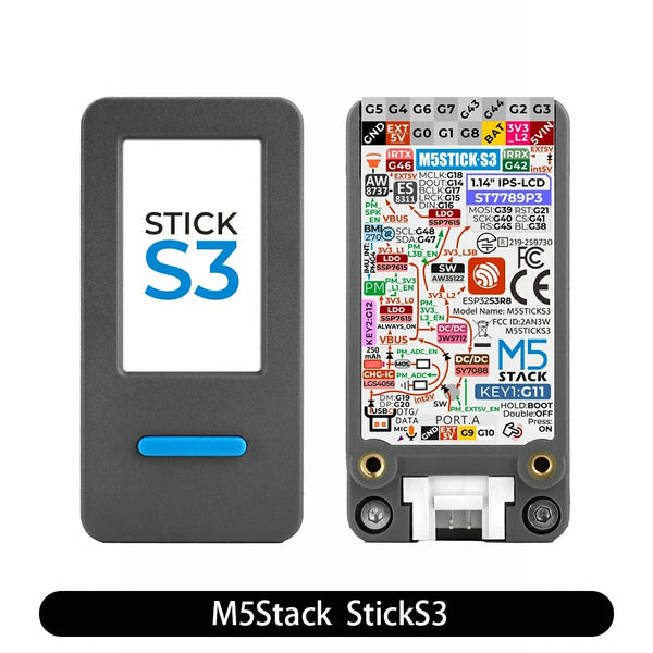 M5Stack StickS3 StickC PLUS2 Upgraded Version ESP32-S3 8MB Programmable Controller BT WiFi For IoT Project Development