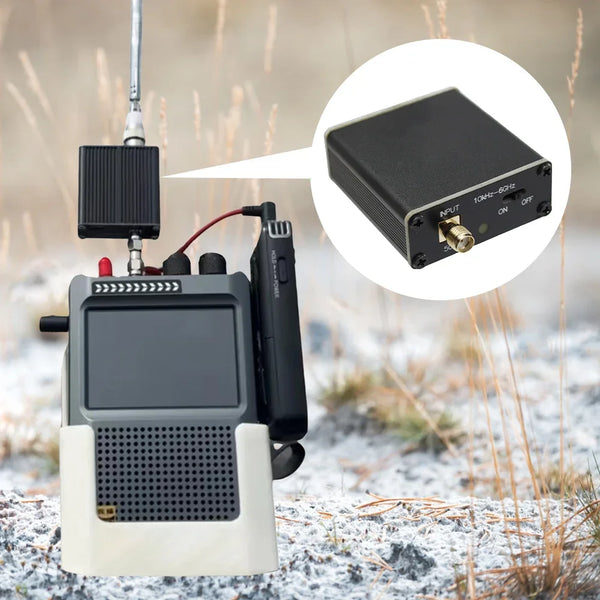 10k-6GHz Full Band Low Noise Amplifier 20dB High Gain Power Preamplifier LNA Module Low Noise Gain Block Amplifier for RF & SDR