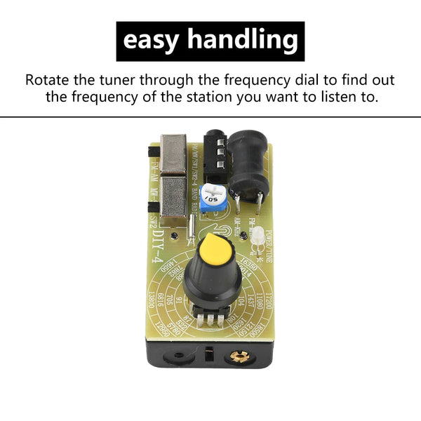 4-Band Digital FM MW SW Radio AM FM Medium Wave Shortwave Receiver broadcasts Headphone Radio Module antenna Volume Adjustable