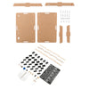 DC4.5V-5.5V 6 Digits DIY Clock Kit Auto Display Time DIY Alarm Clock Soldering Practice Kit for Students and Diyers
