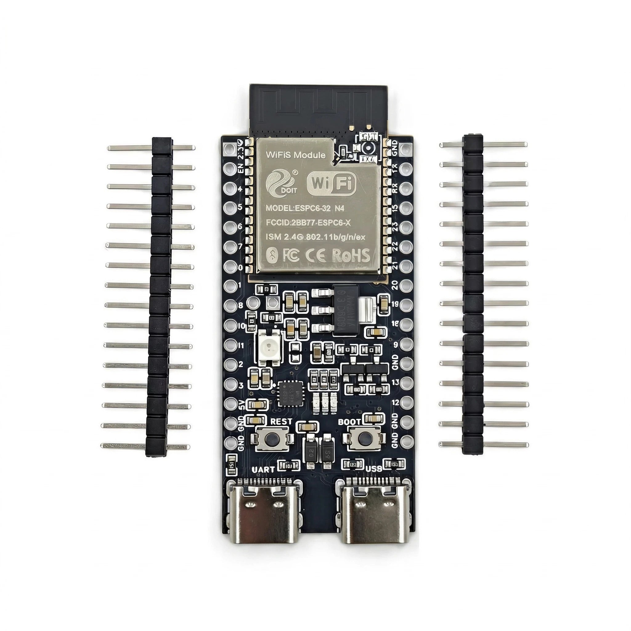 ESP32-C6-DevKitC-1 Development Board ESP32 N4 Core Board 4MB Flash WIFI6 BLE Zigbee detail image 5