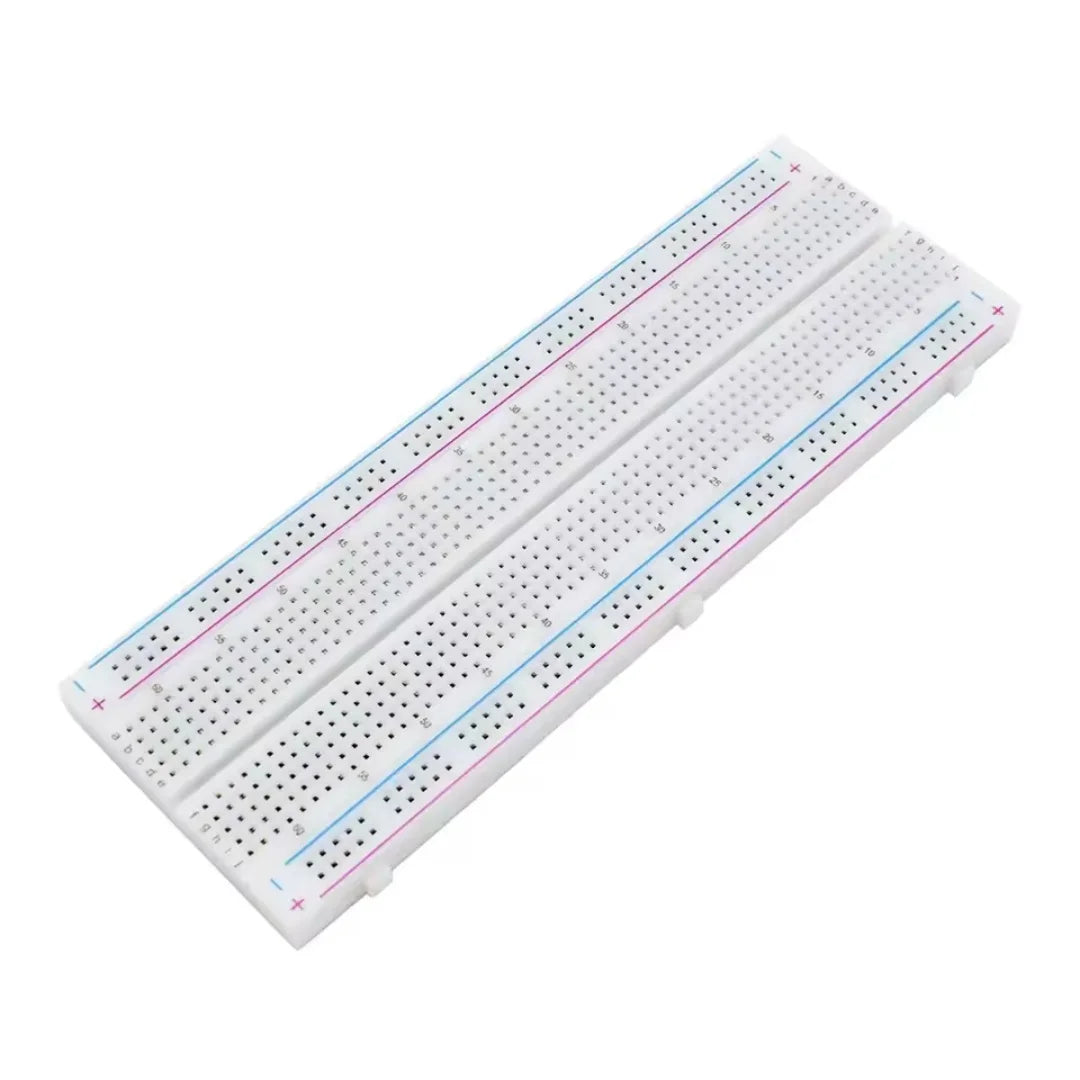 MB-102 Breadboard 400 830 Points Solderless PCB Prototype Board MB102 Power Module 65 Flexible Jumper Wires Test Develop DIY Kit