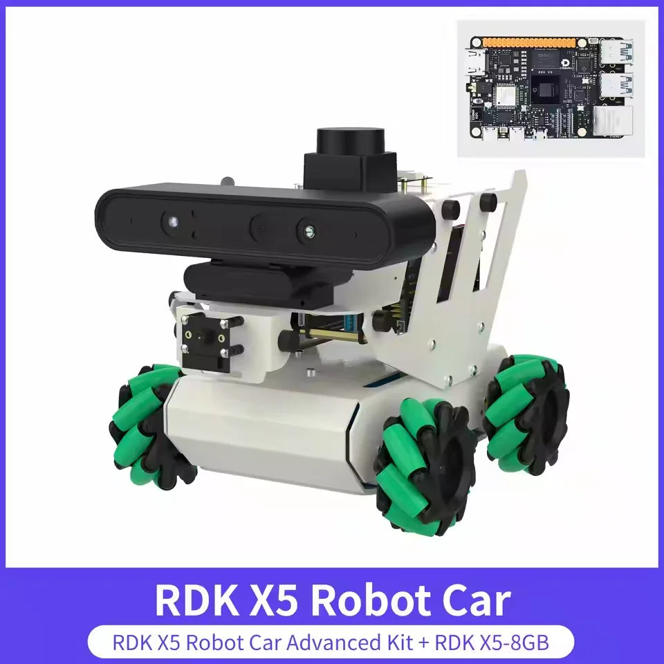 Yahboom RDK ROS2 Robot Programmable Smart Car Kit with Mecanum Wheel Depth Camera Lidar Support Python Programming APP Control