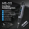 FNIRSI HS-03 Wireless Soldering Iron 10W Rechargeable Portable Soldering Iron 100-450℃ Adjustable Professional Soldering Kit