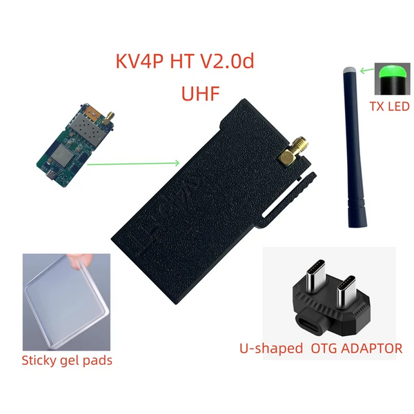 Transceiver Kv4p HT V2.0D UHF Homebrew Radio Module Kit Convert Kv4p HT Android Phone To Ham Radio-A19R