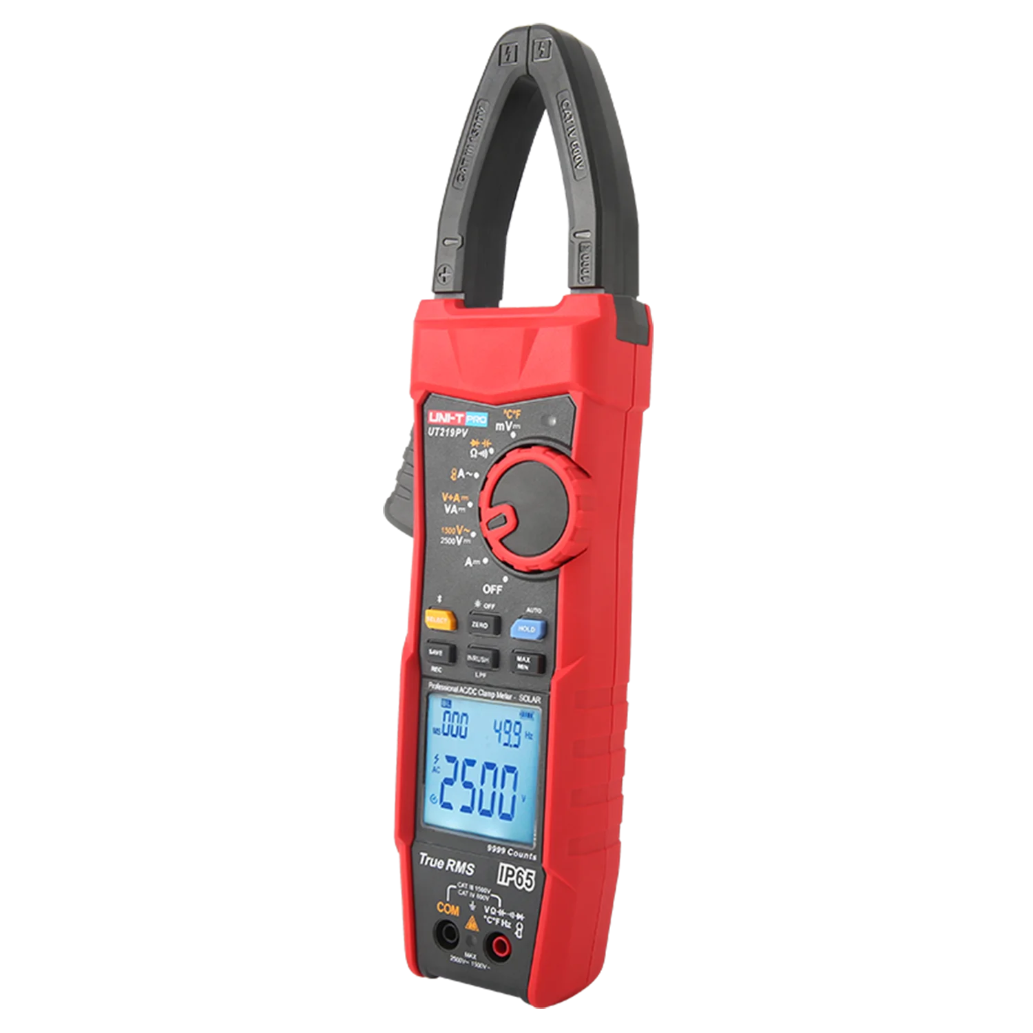 UNI-T UT219PV Clamp Meter AC DC Pliers Ammeter Voltmeter 1000A 1500V 2500V PEAK LPF Measure Digital Bluetooth Multimeter
