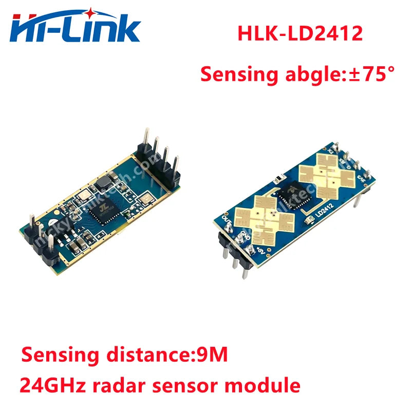 Hi-Link Rohs/FCC/CE 24G HLK-LD2410 LD2410C LD2402 LD2450 LD2401 Smart Home/Hotel Human Presence Motion Sensor Radar Module
