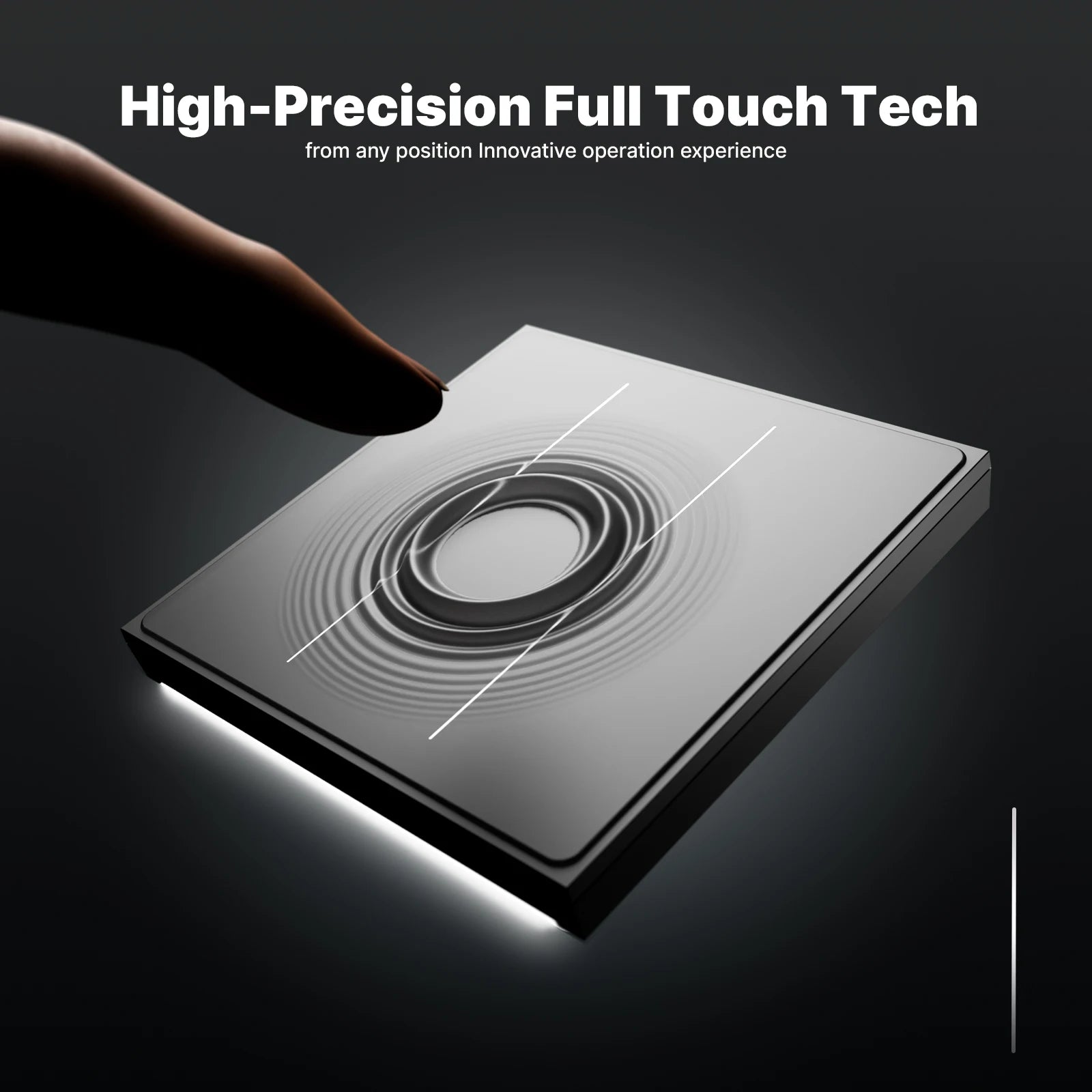 MOES Tuya ZigBee Star Feather Series Smart Touch Switch With Neutral Light Scene 2in1 APP Remote Control with Alexa Google Home