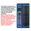 8*18650 Battery Case PD 45W Super Fast Charging Transparent Rechargeable Case Weldless Box With Outdoor Light