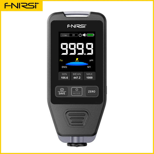 FNIRSI Misuratore di spessore del rivestimento CTG-20 0-1400 µm Fe nFe Fe+Zn Metallo galvanico e polvere di stucco