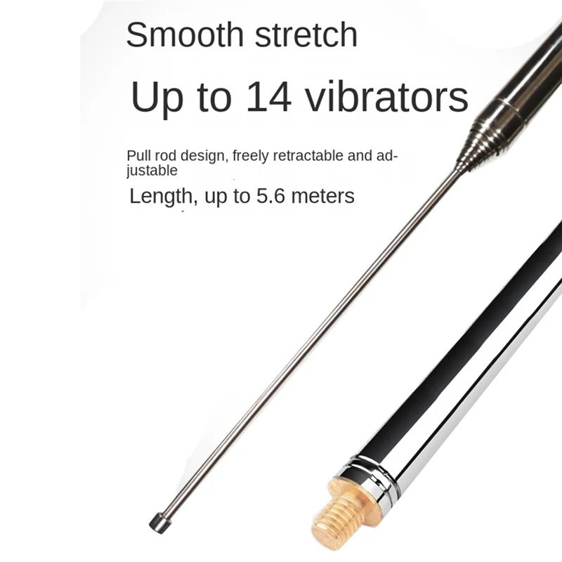 BD7IBI 5.2M Stainless Steel Whip Antenna Pull Rod for HF Radio Positive V Antenna GP Antenna detail image 4