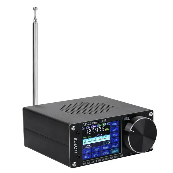 ATS25 Pro+  firmware 4.2 Bluetooth Wifi AIR band  118M-135.975MHz FM SW SSB MW LW AIR SDR Receiver Aviation Band Receiver SI5351