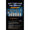 Stable- VL817 USB3.1 HUB Module 1-to-7 Port Hub Splitter Supports SuperSpeed/High Speed detail image 2