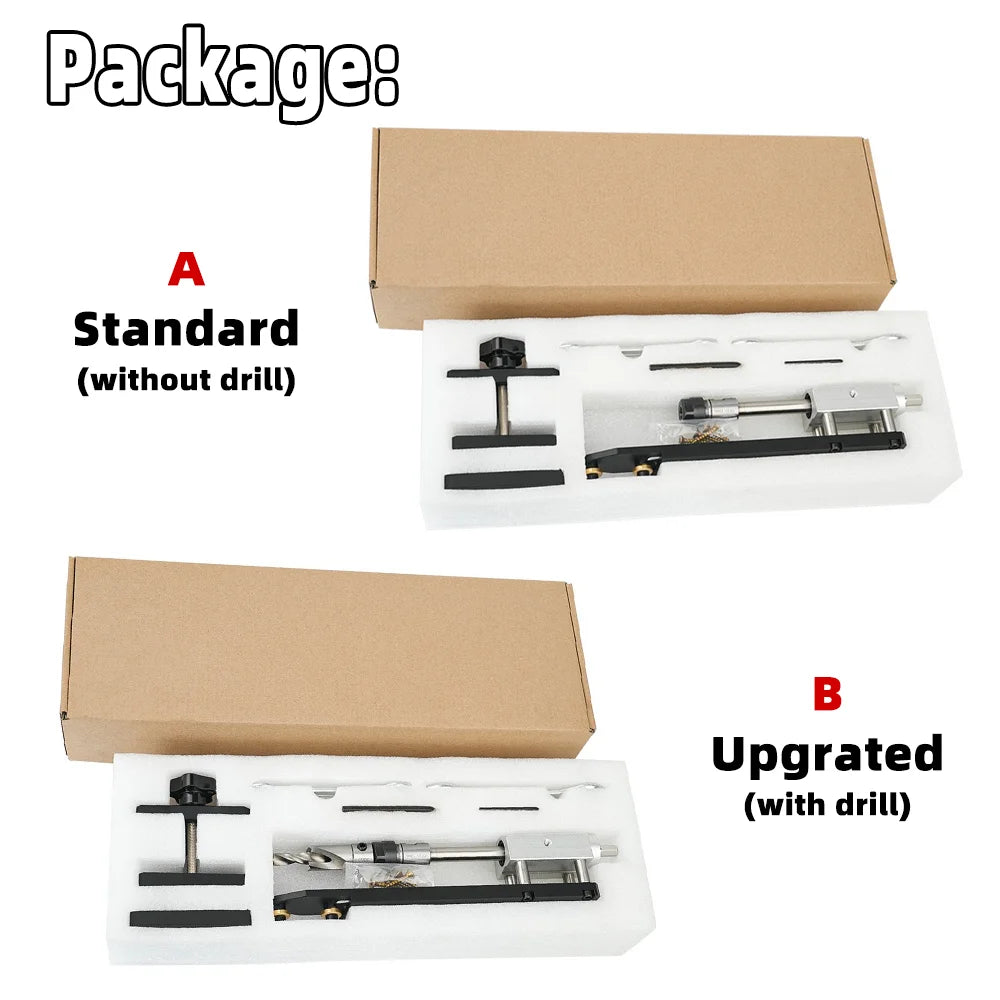 Multi-Angle Adjustable Hole Punch Round Bar Angle Punch and Press Tool Electric Drill Drive Hole Punch Tool Drilling Locator