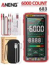 ANENG 683 Smart Multimeter Rechargeable High-end Touch 6000 Counts Multimetro Test Multitester AC/DC Voltage Tester Current Tool