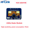 Hi-Link Rohs/FCC/CE 24G HLK-LD2410 LD2410C LD2402 LD2450 LD2401 Smart Home/Hotel Human Presence Motion Sensor Radar Module