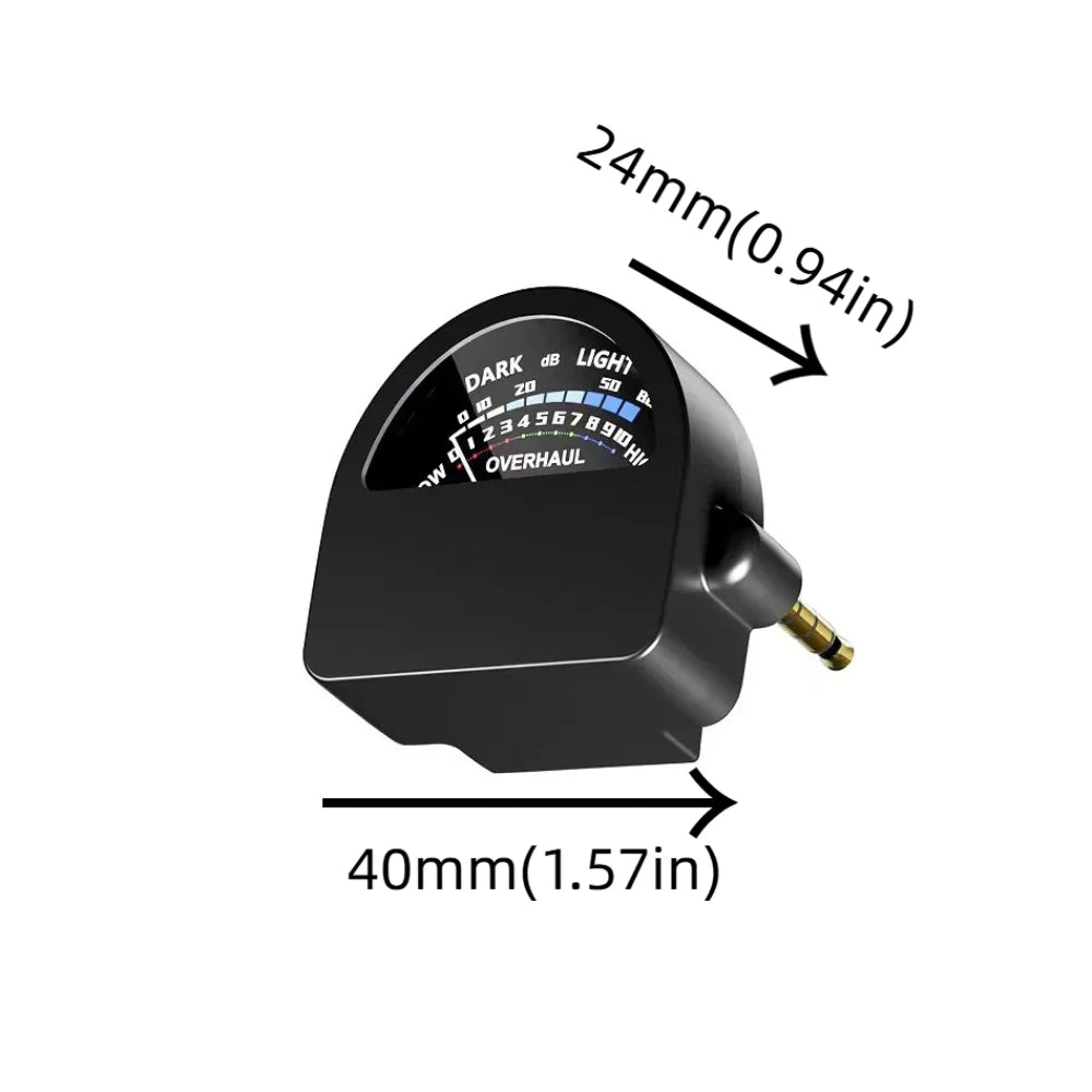 High Sensitivity Leak Detector Sound Frequency Pointer Detection Strength Scale Water Leak Detection Portable Display