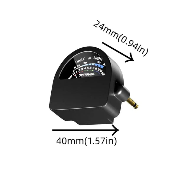 High Sensitivity Leak Detector Sound Frequency Pointer Detection Strength Scale Water Leak Detection Portable Display