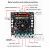 Módulo de audio Hi-Fi con control de graves/agudos, placa amplificadora Bluetooth de 2.1 canales XY-HT21MAX, alimentación de CC de 12-42 V, chip TPA3223, 200 W*2 + 400 W.