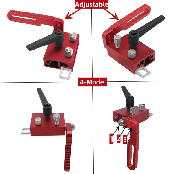 Miter Saw Fence  Track Stop Block Mitre Table Saw DIY Push For 30/45 Type Aluminum Alloy Track 75 Type Fence Modified Table Saw