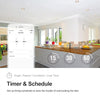 Interruttore relè WiFi intelligente ad alta potenza eWeLink 30A - Controllo remoto wireless tramite APP/Alexa/Google Home | Timer e automazione fai da te | Pl
