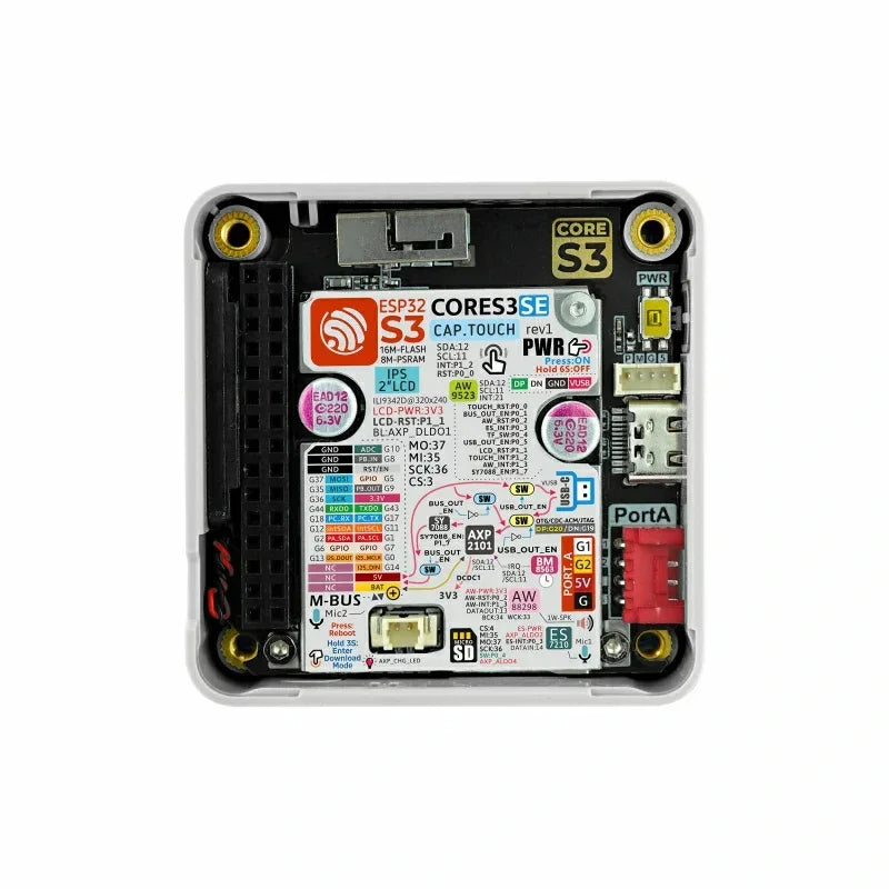 M5Stack CoreS3 SE IoT Controller ESP32 Series S3 Development Kit WiFi 2.0 Inch Screen To DIY Project Development Smart Home