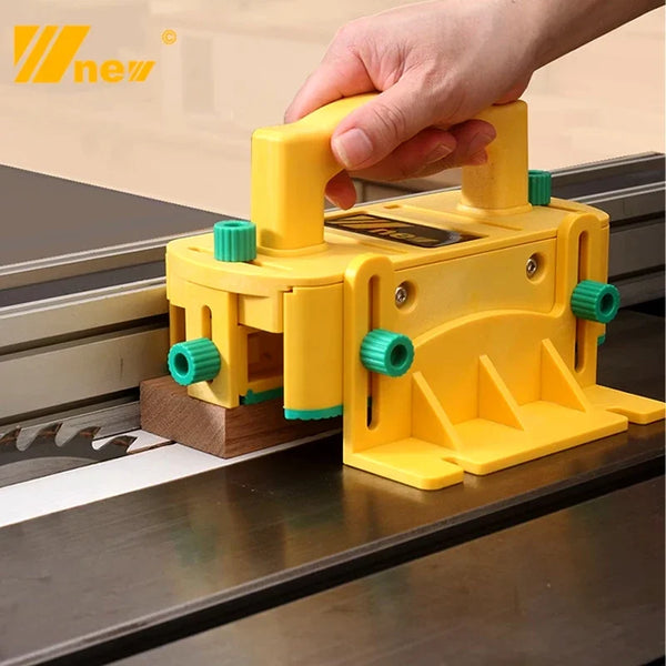 Safety Push Handle Table Saw Inverted Anti Cutting Protector Woodworking Push Ruler AntiCutting Engraving Machine Band Saw Tools