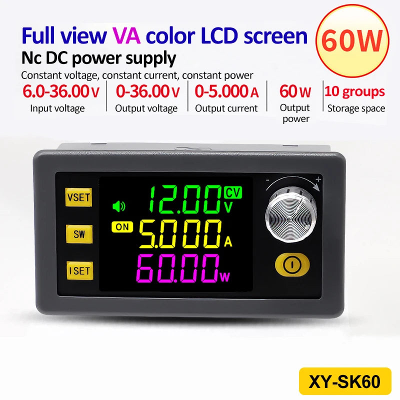 SK60 SK120 DC Buck Boost Converter CNC Adjustable Regulated Laboratory Power Supply Constant detail image 7