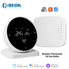 Beok Wireless Wifi Thermostat for Gas Boiler Heating Tuya Battrery RF Temperature Controller Alice Google Home