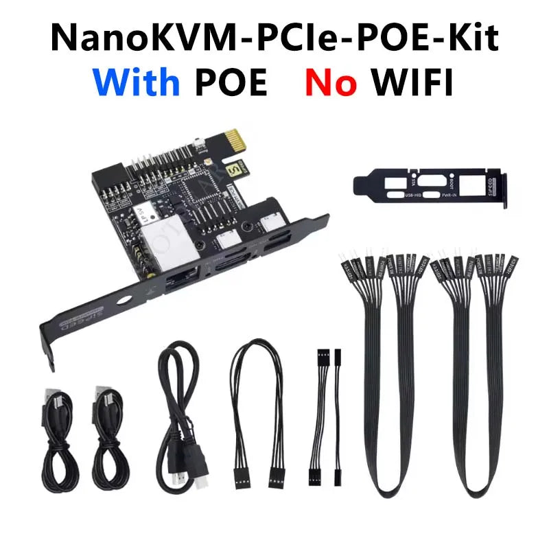 Sipeed NanoKVM PCIe Server di controllo remoto / alimentazione / manutenzione desktop UART HDMI USB RISC-V NanoKVM-PCIe per PiKVM