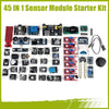45 IN 1/37 IN 1 Sensor Module Starter Kits Set For Raspberry Pi Education Bag Package