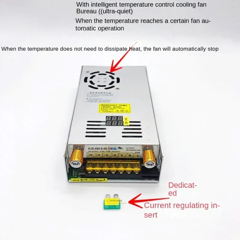 Manufacturer direct sales dual digital display 440W480W switch power supply detail image 3