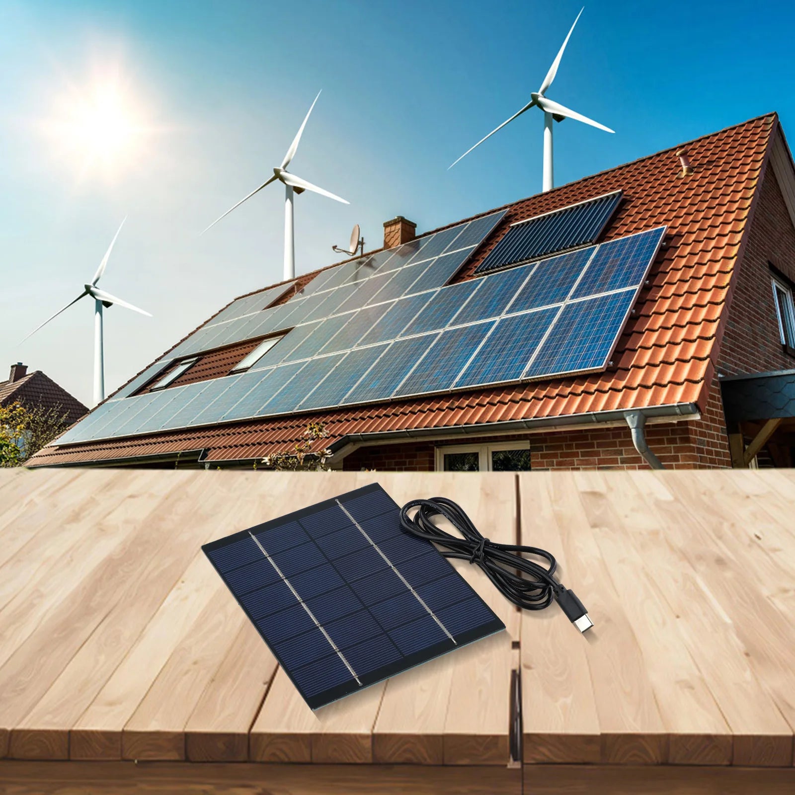 For Small Appliances Polycrystalline Silicon 2W Solar Panel Solar Power Charging Efficient Solar Charging Solution