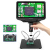Andonstar AD409 HDMI Digital Microscope 10.1‘’ LCD Screen Soldering Microscope 300X USB Electronic Microscope for PCB Soldering