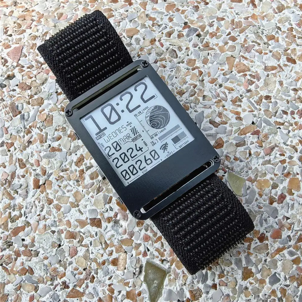 ESP32 Open Source V2.0 Gift E-ink Display Smart Watch Display Screen 200x200 Ultra-low Power Electronic Smart Watch 2025