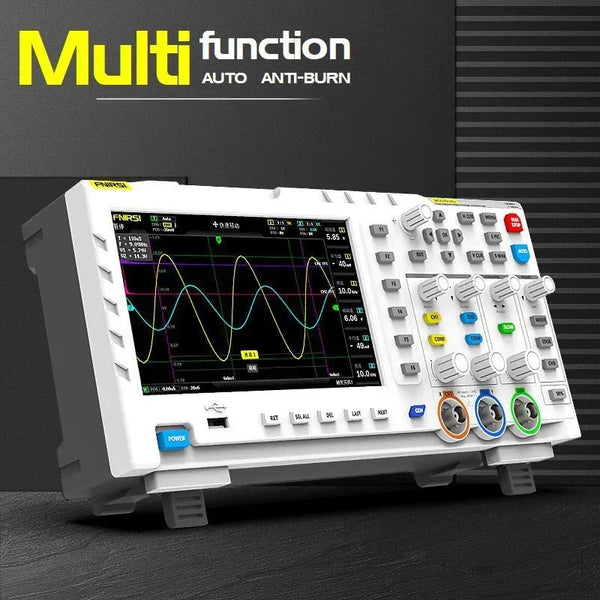 FNIRSI 1014D Oscilloscope 2 in 1 Digital Oscilloscope DDS Signal Generator Tool 100MHz*2 Analog Bandwidth 1GSa/s Sampling Rate