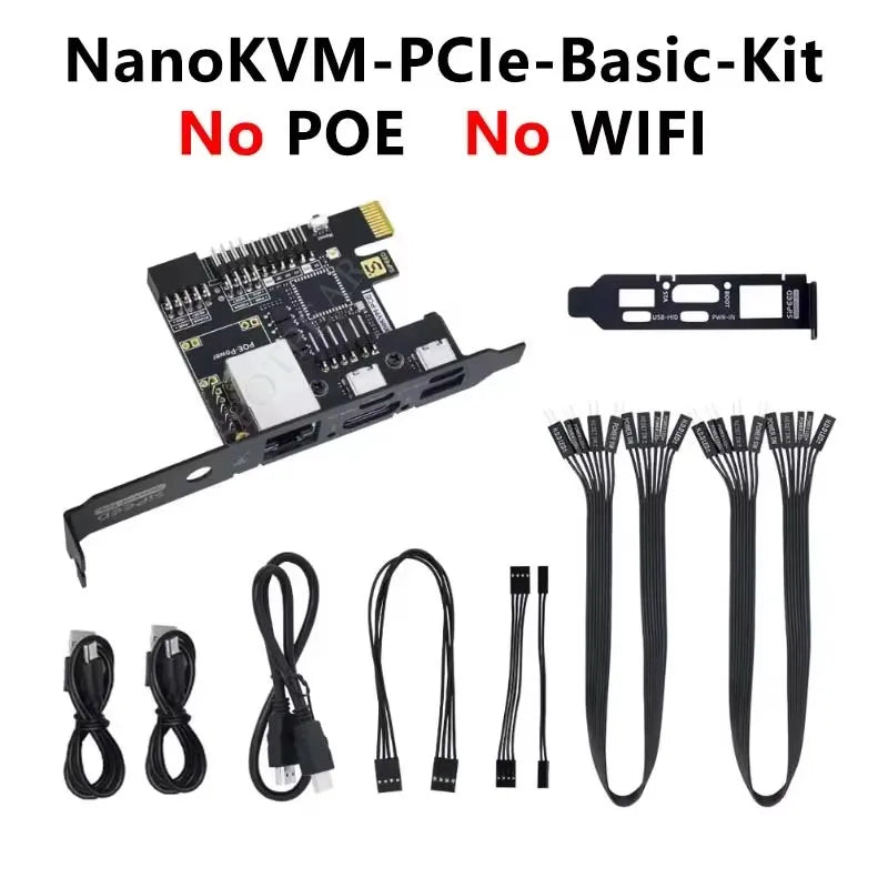 Sipeed NanoKVM PCIe Server di controllo remoto / alimentazione / manutenzione desktop UART HDMI USB RISC-V NanoKVM-PCIe per PiKVM