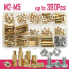 M2 M2.5 M3 M4 M5 Motherboard Standoffs Screws Nuts Kit for DIY Electronic PCB Circuit Hex Pillar Mount Male Female Brass Spacer