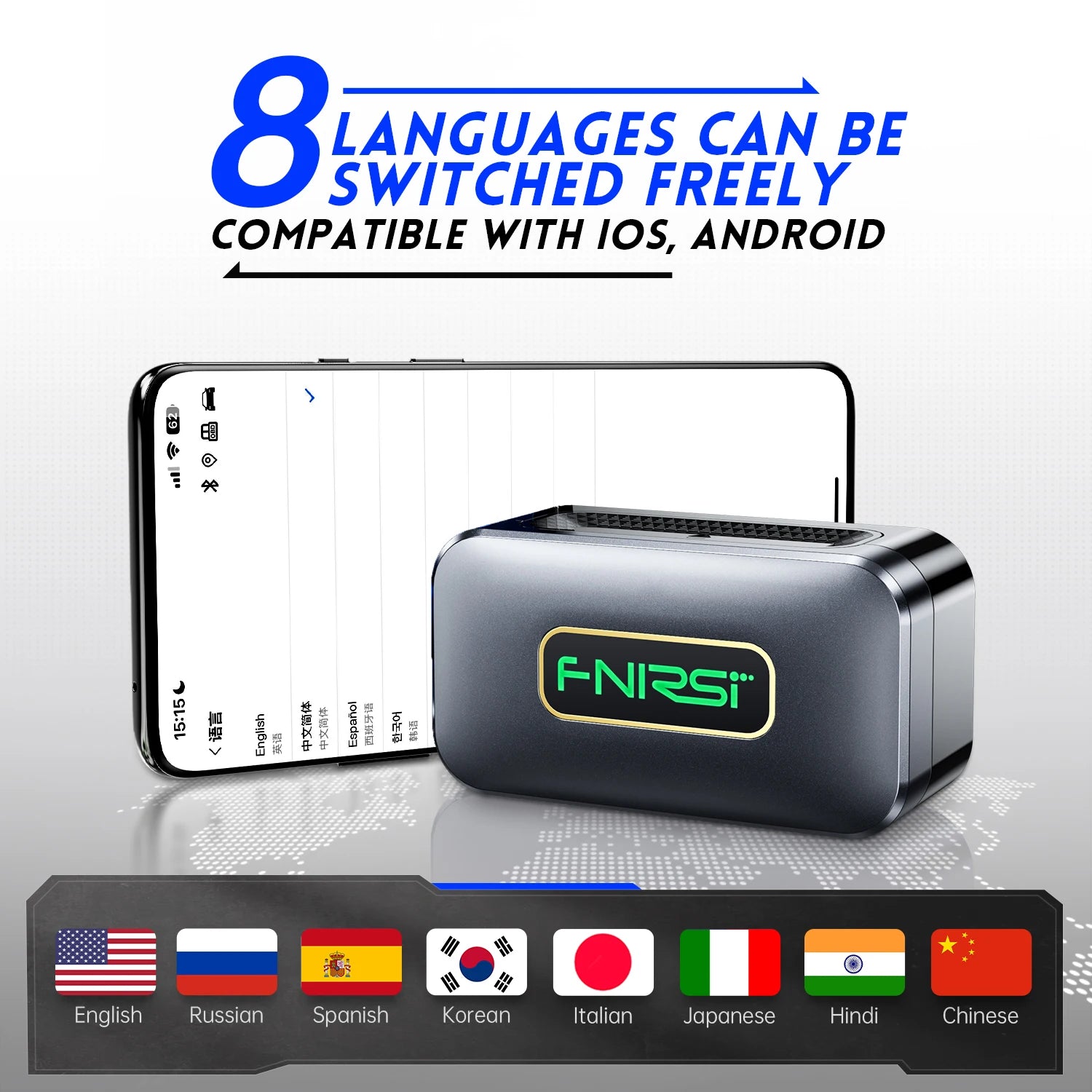 FNIRSI FD10 Car OBD2 Scanner Clear Error OBD Diagnostic Tool