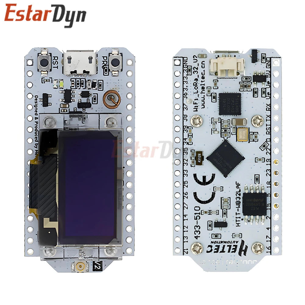 SX1276 SX1278 LoRa ESP32 Development Board, 0.96 Inch OLED Display 868MHz/915MHz/433MHz, WiFi Bluetooth Kit for Arduino IoT