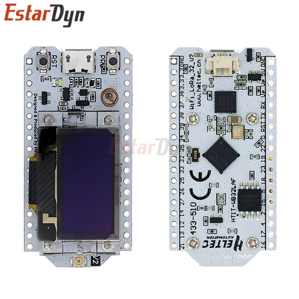 SX1276 SX1278 LoRa ESP32 Development Board, 0.96 Inch OLED Display 868MHz/915MHz/433MHz, WiFi Bluetooth Kit for Arduino IoT