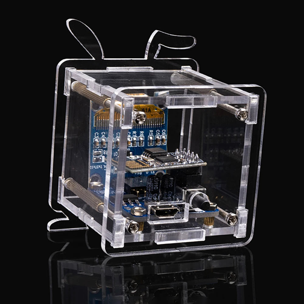 ESP8266 DIY Digital Clock Kit 0.96 Inch Mini Weather Clock WIFI Soldering Practice Electronic Multifunctional Weather Station