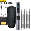 FNIRSI HS-02  Soldering Iron Smart Electric Kit Portable Digital  PD100W Adjustable Temperature  Fast Heating Repair  Tool