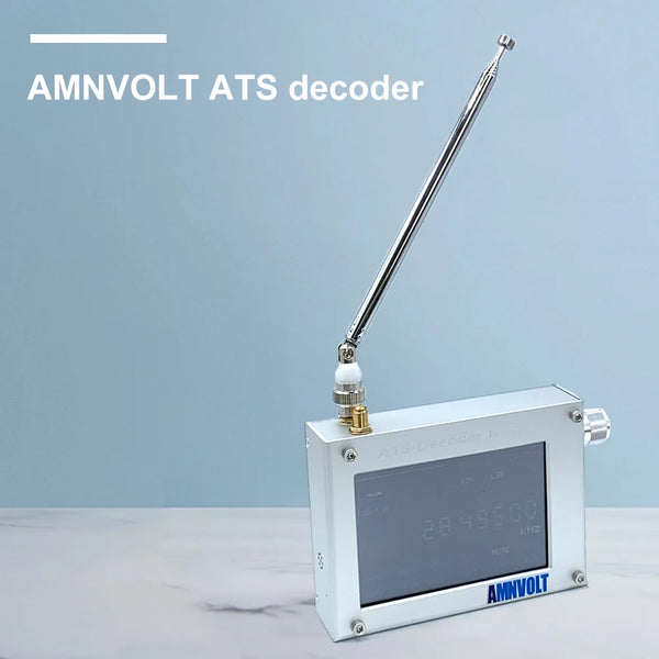 ATS-Decoder Radio Receiver FM RDS AM LW MW SW SSB DSP Si4732 Portable Shortwave Radio Receiver 4inch Touch Screen WiFi Function