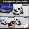 Raspberry Pi 5 ROS2 Robot Car Kit With TOF Lidar Support AI Visual Recognition SLAM Mapping Navigation Electronic Education Set