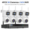Hiseeu 16CH NVR Dual Lens Wireless CCTV Surveillance Kit Human Detection Night Vision P2P 3K 6MP IP Cameras Security System