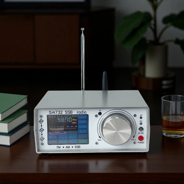 Punctual- ATS-25 SI4732 Full Radio FM LW MW SW SSB Receiver 64-108Mhz Radio Receiver 2.8 Inch Touch Screen