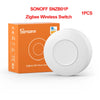 SONOFF SNZB-01P Zigbee Wireless Switch Custom Button Action Trigger Alexa Routines Emergency Button Smart Home Automation Module
