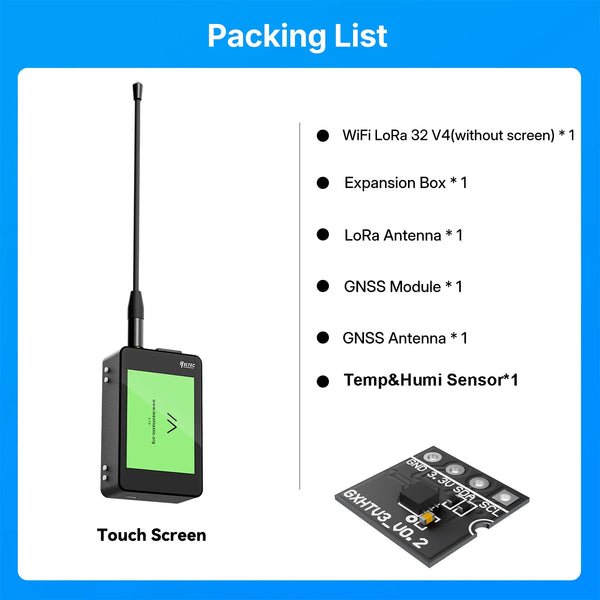 Heltec WiFi LoRa 32 Expansion Kit Heltec V4 ESP32S3 SX1262 928MHz GPS Module Tempered Glass/Touch Screen For Meshtastic LoRaWAN